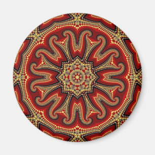 Turks Tile Mandala Magneet