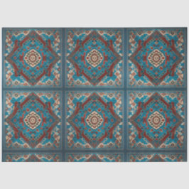 Turks Trendy Mooi Oud Patroon Collectie Tissuepapier