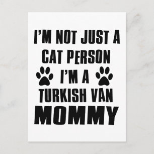 Turks Van Cat-ontwerp Briefkaart