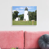 Turks vuurtoren, maryland Canvas Print (Insitu (Woonkamer))