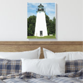 Turks vuurtoren, maryland Canvas Print (Insitu (Slaapkamer))
