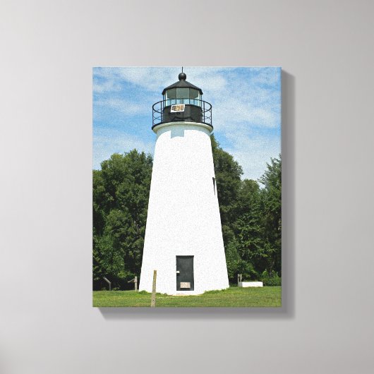 Turks vuurtoren, maryland Canvas Print (Voorkant)