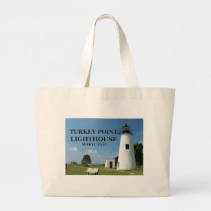Turks vuurtoren, Maryland Jumbo Canvas tas