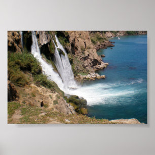 Turks waterval Duden (Antalya) Poster