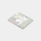 Turks White Kitten Post-it® Notes (Schuin)