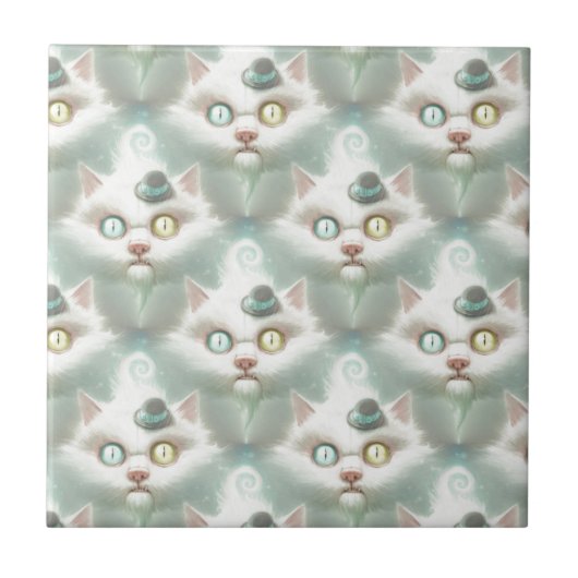 Turkse angora tegeltje (Voorkant)