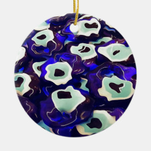 Turkse Boncuk Eye Shaped Amulet Bizarre Art Keramisch Ornament