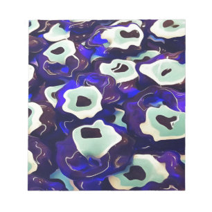 Turkse Boncuk Eye Shaped Amulet Bizarre Art Notitieblok