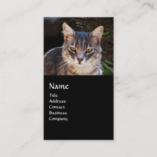 TURKSE CAT MONOGRAM VISITEKAARTJE