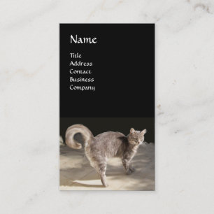 TURKSE CAT MONOGRAM VISITEKAARTJE