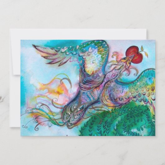 TURKSE FAIRY TALE / FOENIX MET APPEL , blauw Aankondiging (Voorkant)