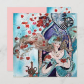 TURKSE FAIRY TALE, helder rood, wit roze Aankondiging (Voorkant / Achterkant)