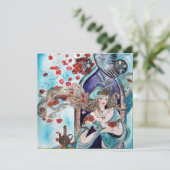 TURKSE FAIRY TALE, helder rood, wit roze Aankondiging (Staand voorkant)