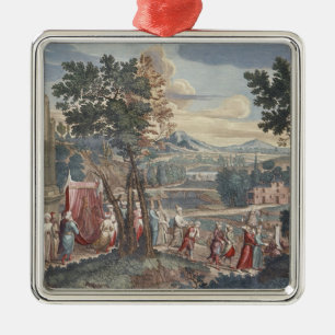 Turkse huwelijksakte, 1712-13 metalen ornament