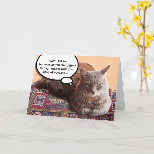 TURKSE KAT IN TRANSCENDENTALE BEMIDDELING KAART (Gele Bloem)