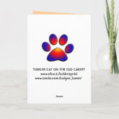 TURKSE KAT IN TRANSCENDENTALE BEMIDDELING KAART (Achterkant)