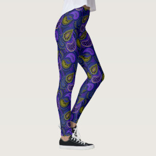 Turkse komkommers abstract pokkenpatroon leggings