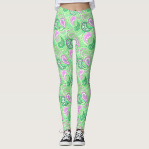 Turkse komkommers abstract pokkenpatroon leggings