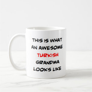 turkse oma , geweldige koffiemok