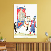 Turkse prinses op weg naar de moskee canvas afdruk (Insitu (Woonkamer))