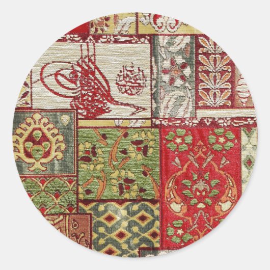 turkse stof sticker (Voorkant)