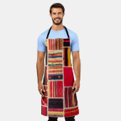 Turkse tapijt Patchwork Handgemaakte Textuur Schort (Gedragen)