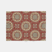 Turkse tapijtkaleidoscoop fleece deken (Voorkant (Horizontaal))