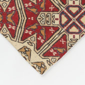 Turkse tapijtkaleidoscoop fleece deken (Hoek)