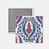 Turkse tegel Magnet Magneet (Voorkant / Achterkant)