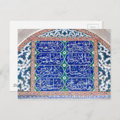  turkse tegels briefkaart (Voorkant / Achterkant)