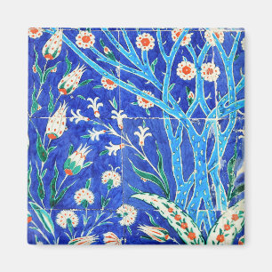 Turkse tegels voor florale bloeding magneet