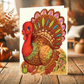Turkse Thanksgiving Feestdagen Kaart
