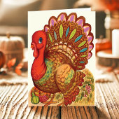 Turkse Thanksgiving Feestdagen Kaart