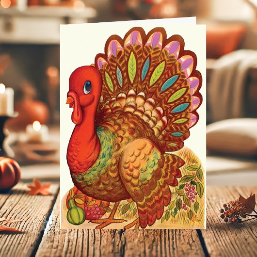 Turkse Thanksgiving Feestdagen Kaart