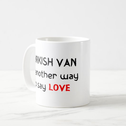 turkse van love Mok (Voorkant links)