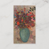 Turkse Vase door Odilon Redon Visitekaartje (Achterkant)