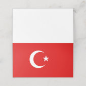 Turkse vlag (Buitenkant ongevouwen)