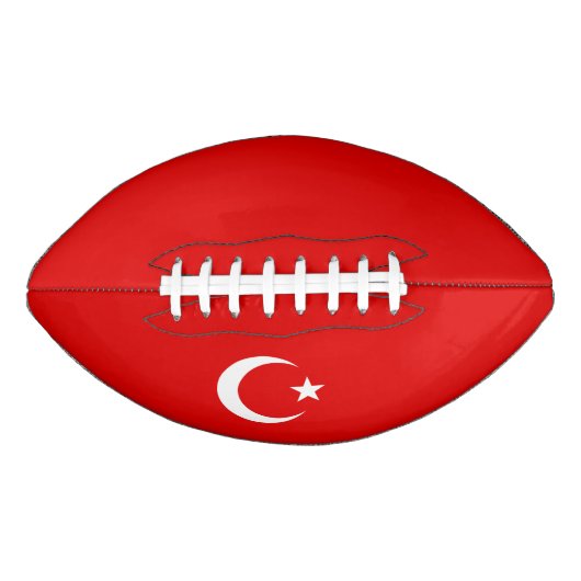Turkse vlag american football (Voorkant)