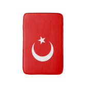 Turkse vlag badmat (Voorkant Verticaal)