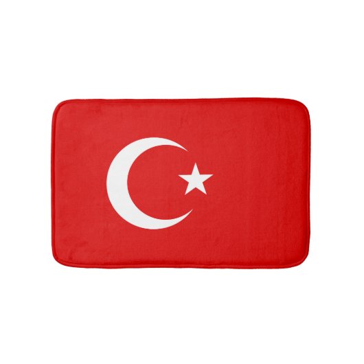 Turkse vlag badmat (Voorkant)