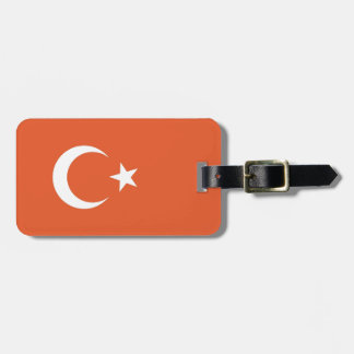 Turkse vlag bagagelabel