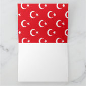 Turkse vlag bedankkaart (Binnen)