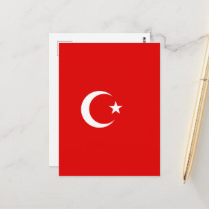 Turkse vlag briefkaart