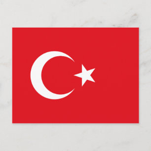 Turkse vlag briefkaart