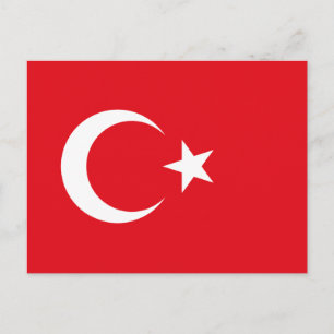 Turkse vlag briefkaart