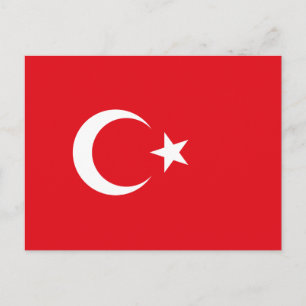 Turkse vlag briefkaart