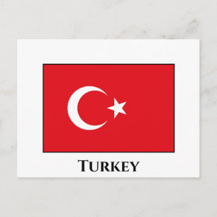 Turkse vlag briefkaart