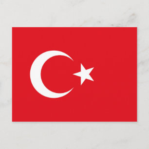 Turkse vlag briefkaart