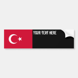 Turkse vlag bumpersticker