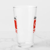 Turkse vlag en Turkije gepersonaliseerd Glas (Links)